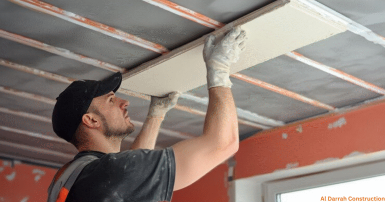 Gypsum and False Ceiling Work in Dubai